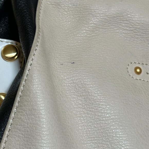 B. MAKOWSKY VINTAGE Y2K ERA 2000's 100% GENUINE LEATHER OVERSIZED SLOUCH HANDBAG - Picture 9 of 10